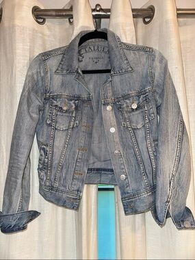 Talula Light Blue Washed Denim Jacket